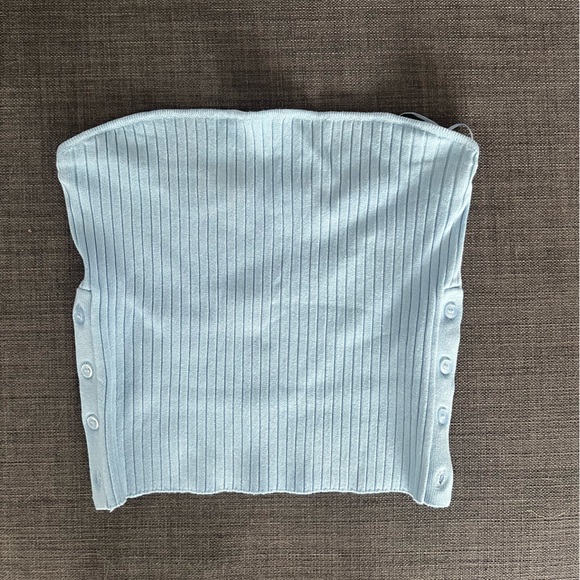 Zara tube top, EUR S, USA S, MEX 26, blue color - Picture 2 of 2